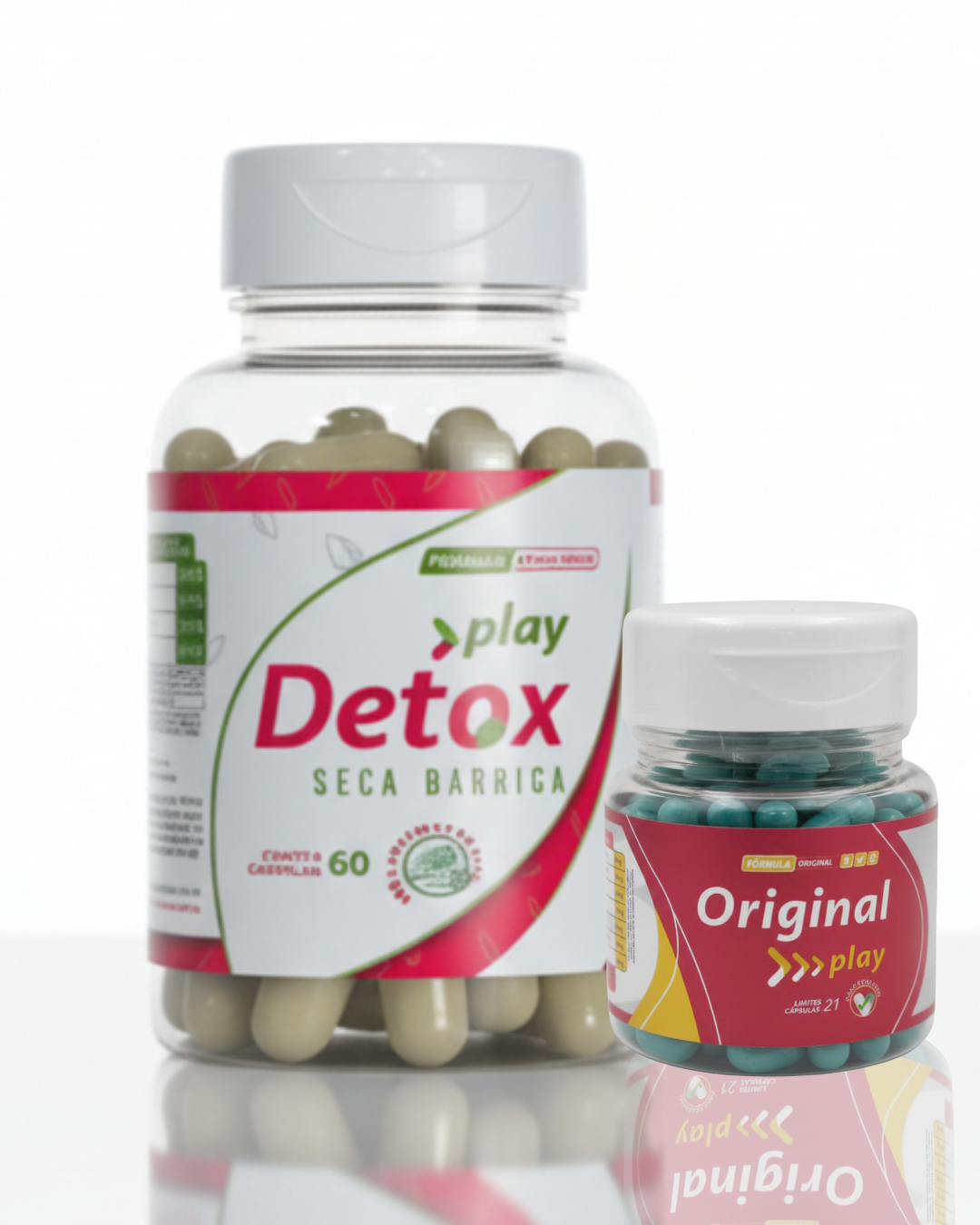 Combo - Original Play 21 Cápsulas + Play Detox 60 Cápsulas