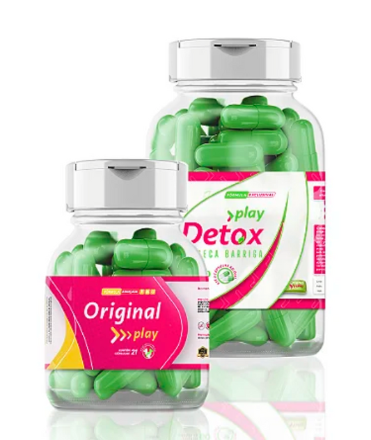 Combo - Original Play 21 Cápsulas + Play Detox 60 Cápsulas