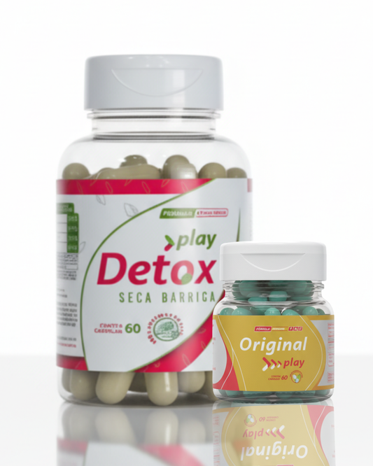 COMBO - ORIGINAL PLAY 60 CÁPSULAS + PLAY DETOX 60 CÁPSULAS